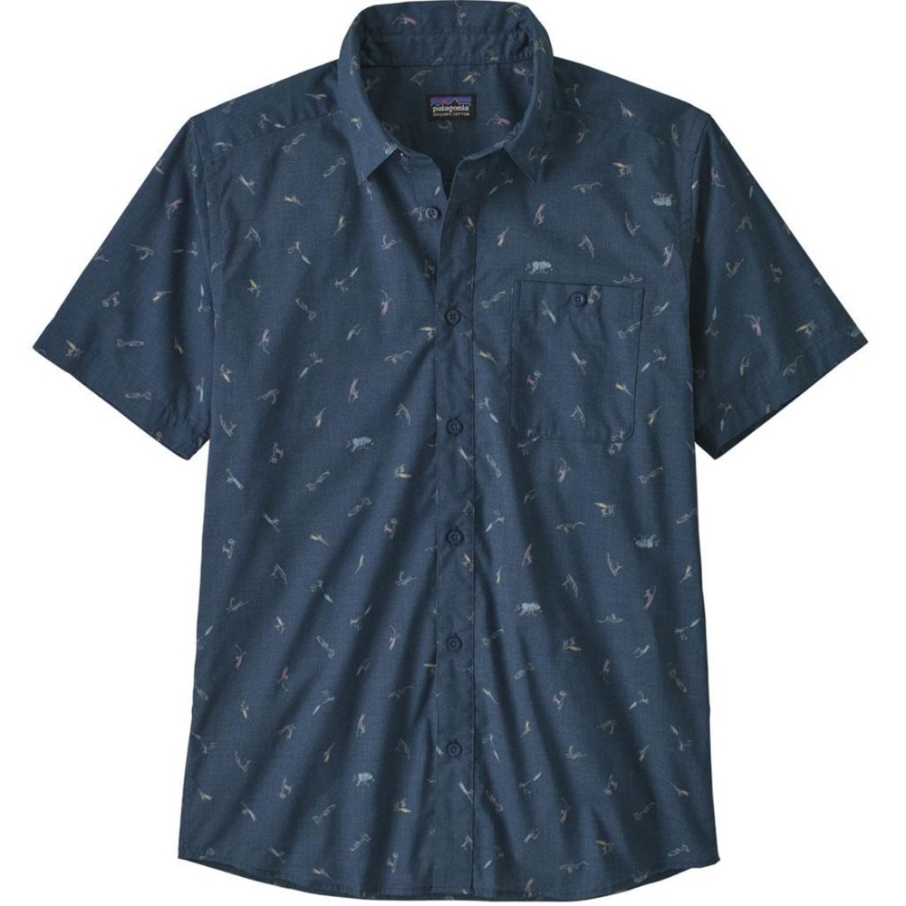 Patagonia short sleeve L surfer motif